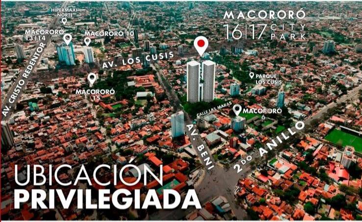 DEPARTAMENTO EN VENTA EN EDIFICIO MACORORO 16/17 – EDIFICIO MACORORO 16/17, Norte, Santa Cruz